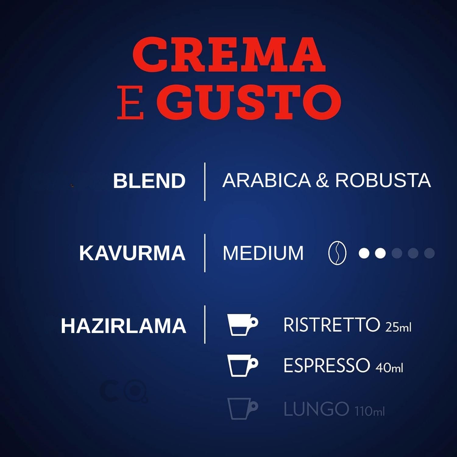 Lavazza Crema e Gusto Nespresso Uyumlu Alüminyum Kapsül Kahve