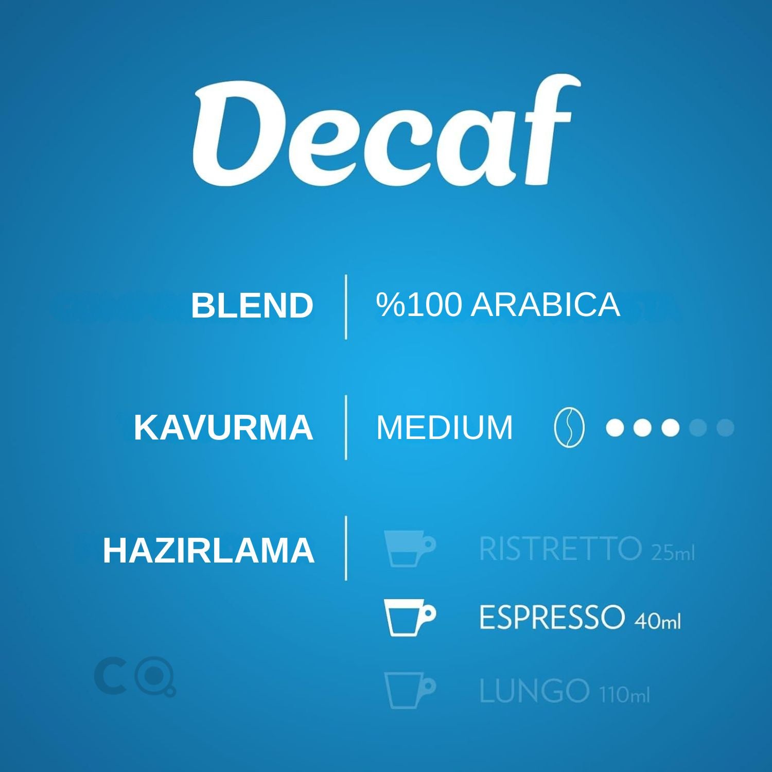 Lavazza Decaf Nespresso Uyumlu Alüminyum Kapsül Kahve