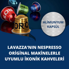Lavazza Decaf Nespresso Uyumlu Alüminyum Kapsül Kahve