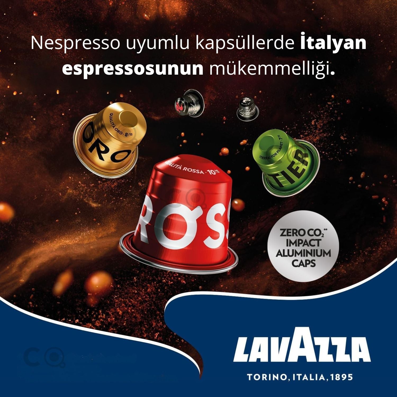 Lavazza Qualita Rossa Nespresso Uyumlu Alüminyum Kapsül Kahve