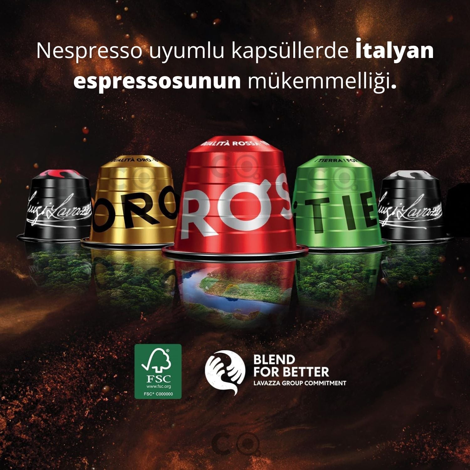 Lavazza Qualita Rossa Nespresso Uyumlu Alüminyum Kapsül Kahve