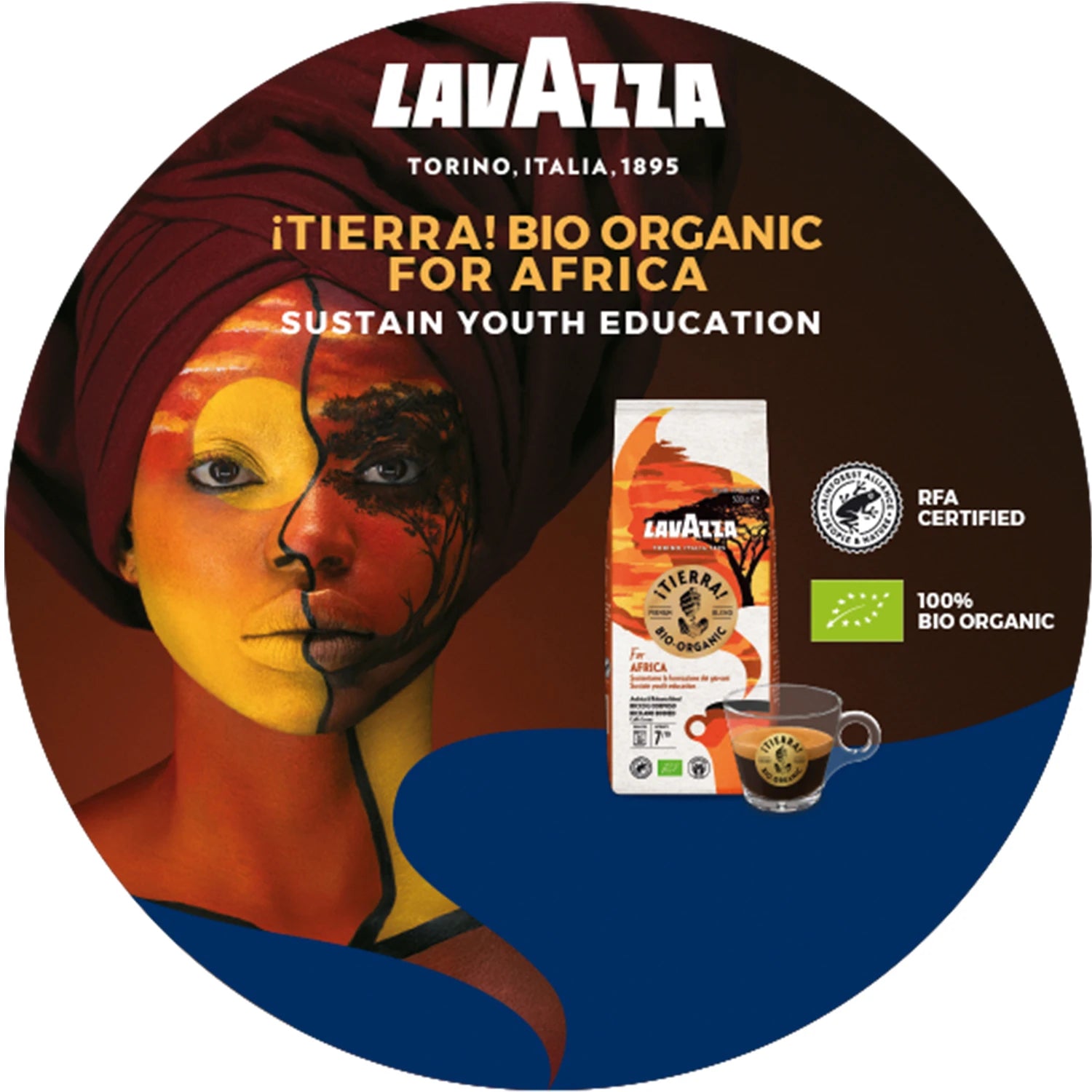 Lavazza Tierra For Africa Bio Organik Öğütülmüş Kahve 180 Gr