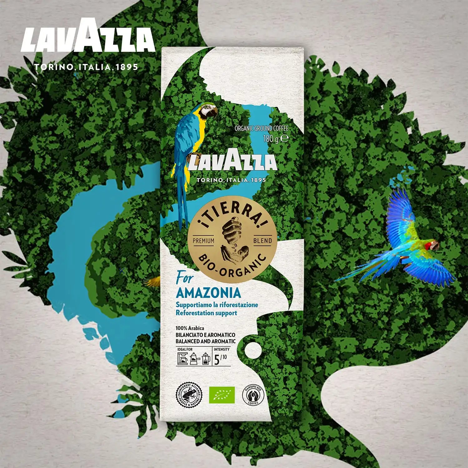 Lavazza Tierra For Amazonia Bio Organik Öğütülmüş Kahve 180 Gr 