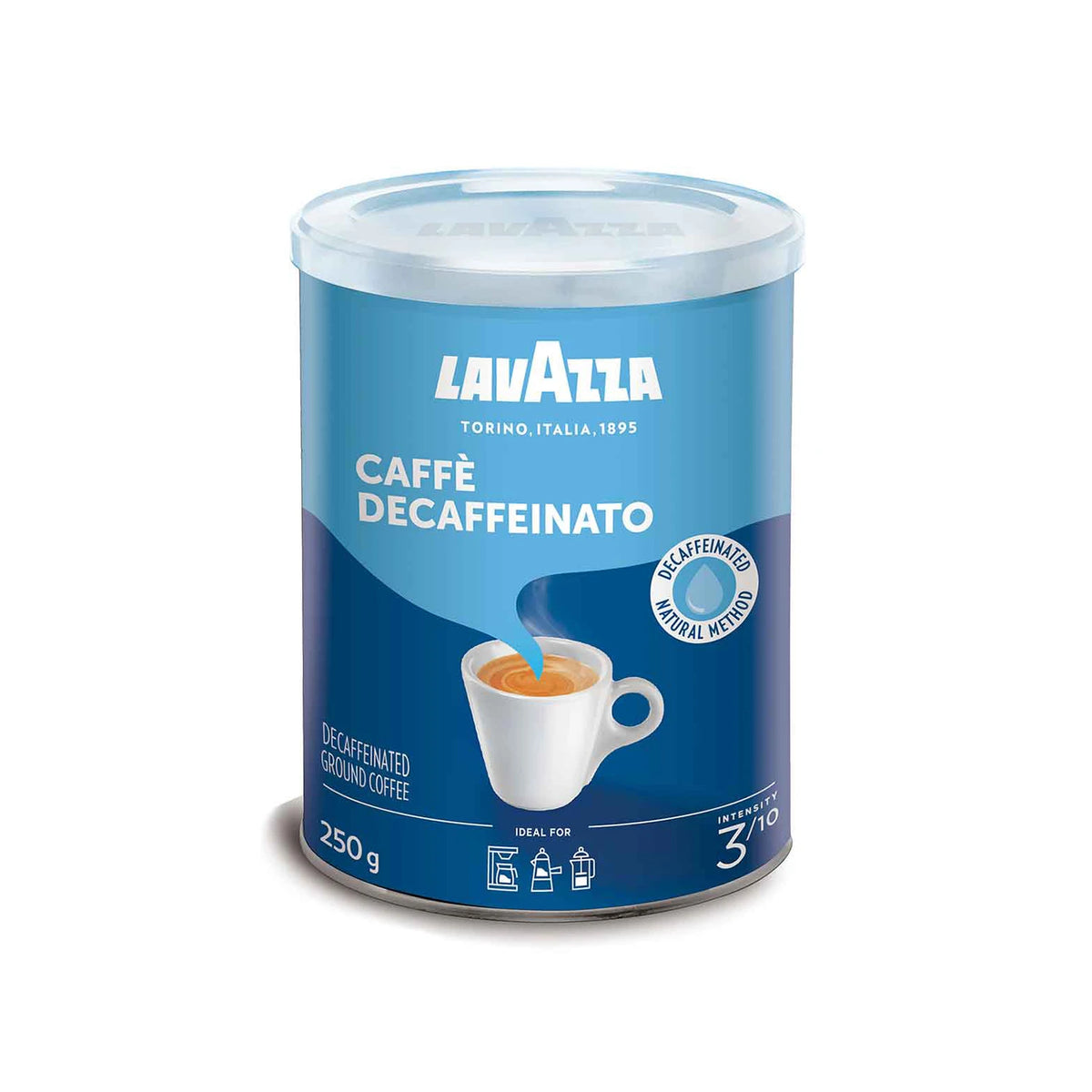 Lavazza Decaffeinato Kafeinsiz Filtre Kahve Teneke Kutu 250 gr