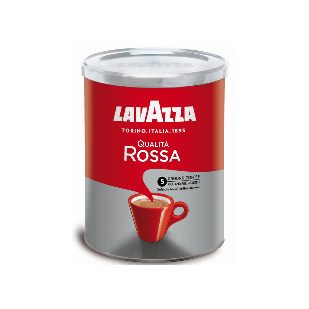 コーヒー LAVAZZA Lavazza Qualita Rossa Filtre Kahve Teneke Kutu 250 Gr – Coffee Co.